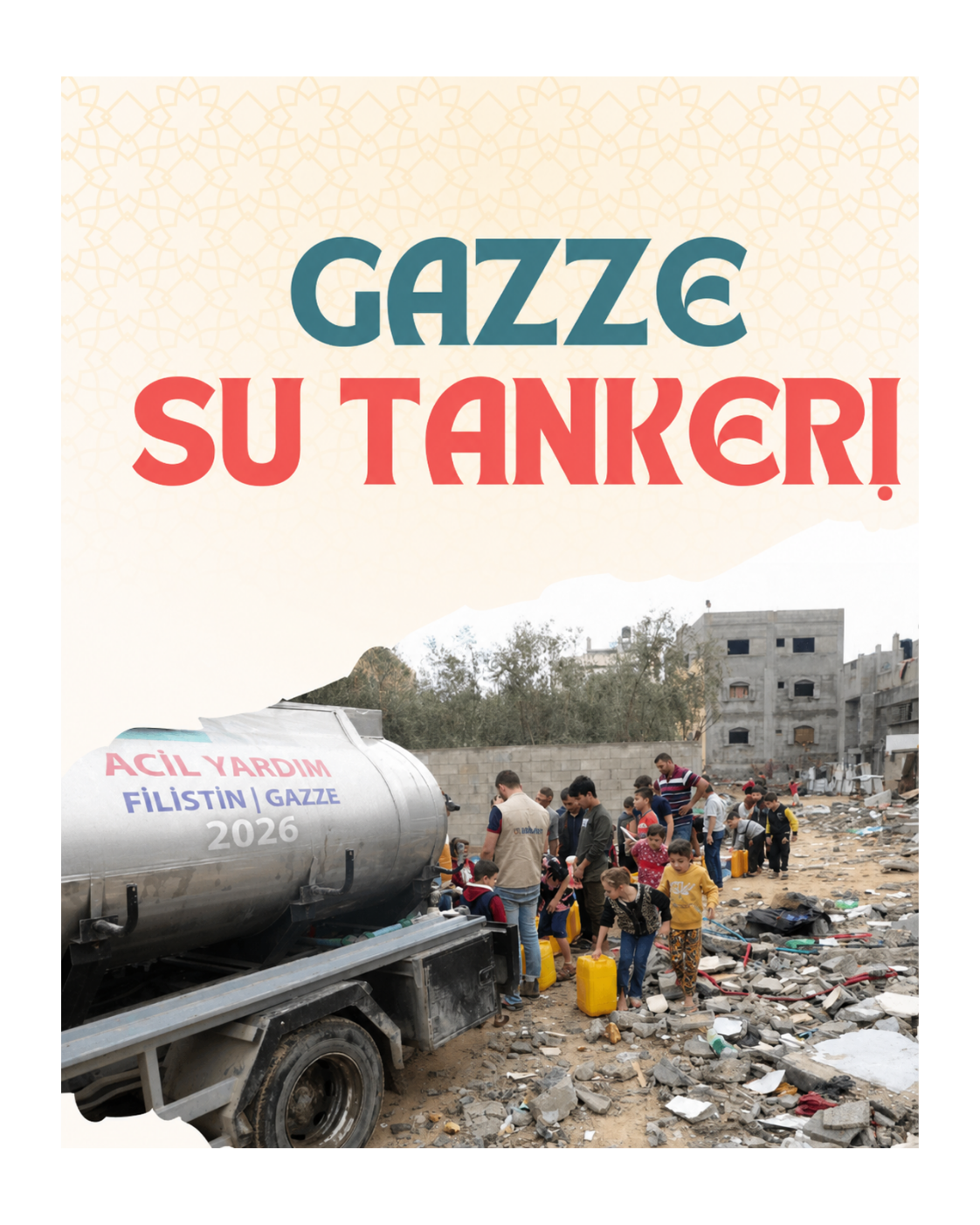 Gazze'ye Su Tankeri
